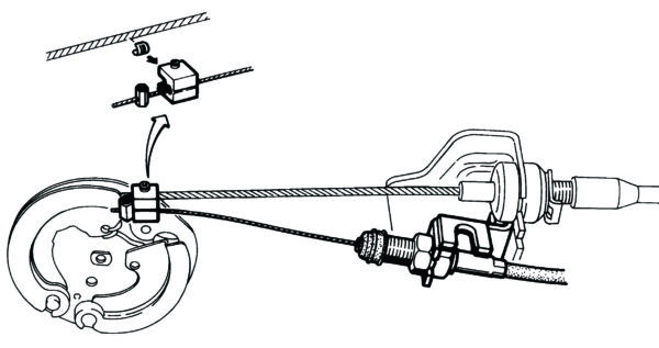 GC55 Mechanical Cruise Control Unit installation example diagrams showing setup for various vehicle types